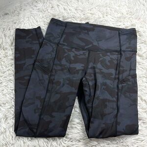 Lululemon Fast and Free Tight II 25" *Non-Reflective Nulux Incognito Camo
